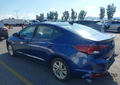 2019 Hyundai Elantra Value Edition z USA, uszkodzony, nr VIN 5NPD84LF5KH478261